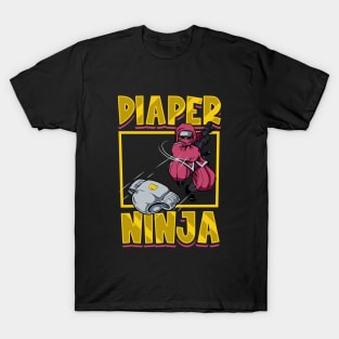 Diaper Ninja - Diapering baby T-Shirt